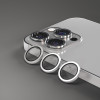 Etteri Camera Lens Protector For Iphone 15 Pro / 15 Pro Max Titanium grey
