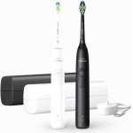 Philips Sonicare 5300 Sonic Toothbrush 2pCs White / Black - (HX7109/01)