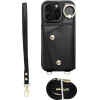 Wallet Case Wonder For Iphone 12 / 12 Pro Black OEM