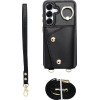 Wallet Case Wonder For Samsung S25 Edge Black OEM
