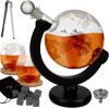 Malatec Decanter - Globe - Whiskey Set 22553 - (17329-0)