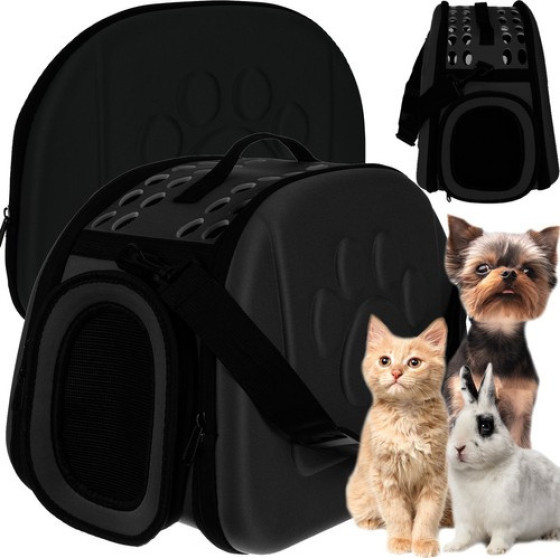 Purlov Carrier - Bag For dog/Cat - Black - (15876-0)