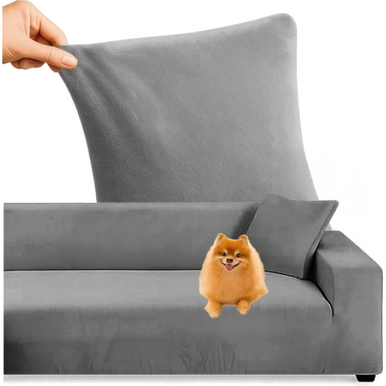 Ruhhy Sofa Cover 145-185cm Dark Gray 26037 - (18291-0)