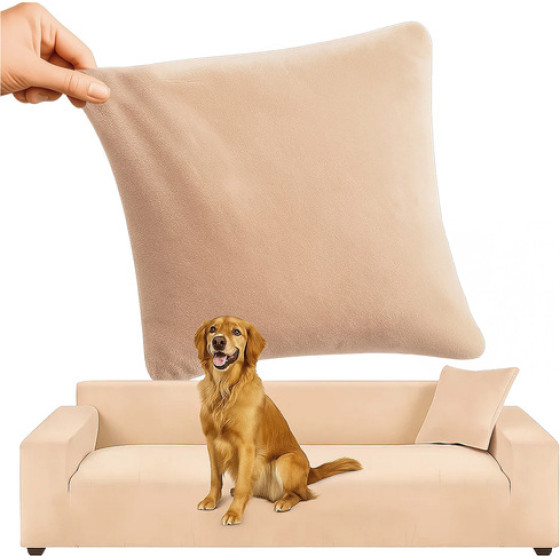 Ruhhy 26184 Beige Sofa Cover 190-230cm - (18299-0)