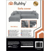 Ruhhy 26035 Light Gray Sofa Cover 145-185cm - (18293-0)
