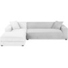 Ruhhy 26035 Light Gray Sofa Cover 145-185cm - (18293-0)