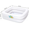 Bestway Inflatable Pool 86x86x25cm 51116 - (14447-0)