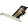 Powertech ����� ��������� Pcie �� M.2 M Key Nvme - (ST597)