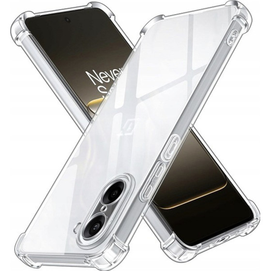 Techsuit - Shockproof Clear Silicone - Oneplus Nord CE5 - Clear
