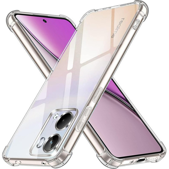 Techsuit - Shockproof Clear Silicone - Realme P3 5G - Clear