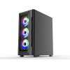 Supercase Pc Chassis CASE, Midi Tower ATX, BLACK, W/O PSU, 3x 12 Or 14CM Front FAN, 1x 12CM Rear FAN, 3x 12 Or 14CM Top FAN, 2YW - (UR16A-G)