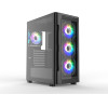 Supercase Pc Chassis CASE, Midi Tower ATX, BLACK, W/O PSU, 3x 12 Or 14CM Front FAN, 1x 12CM Rear FAN, 3x 12 Or 14CM Top FAN, 2YW - (UR16A-G)