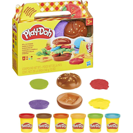 Hasbro Play-Doh: Doh & More - Food Shapes Grill Fun Playset (G1614)