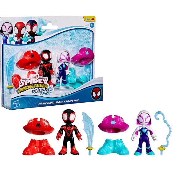 Hasbro Spidey And His Amazing Friends: Figures & Vehicles - Waterwebs Pirate Ghost Miles (G1462)
