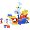 Hasbro Spidey And His Amazing Friends: Playsets - Webs Ahoy Bubble Ship (G0666)