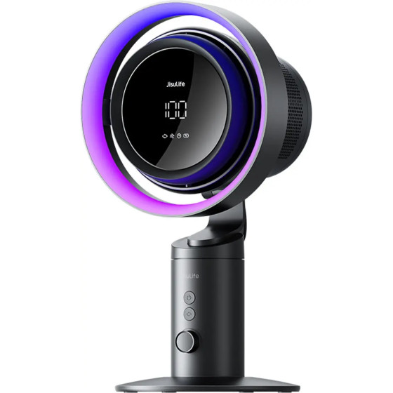 JisuLife Table Fan Pro3 10000mAh Desktop Turbine Fan With Filter - Dark Gray Pro3_dark_Grey - (DL-nowosci-Pro3_dark_grey)