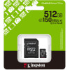 Kingston Memory Card Microsd Canvas Select Plus Class 10, Sd Adapter - (SDCS3/512GB)
