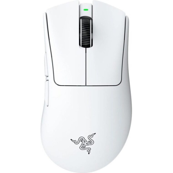 Razer Deathadder V4 Pro White - 57g Wireless Gaming Mouse - Ergonomic - 120 Hours Battery - 45K Dpi - (RZ01-05330200-R3G1)