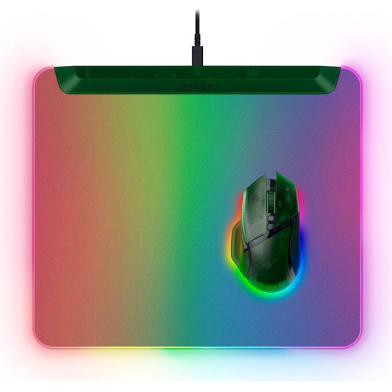 Razer Firefly V2 Pro Phantom Green - Rgb Gaming Mousepad - Usb Hub - Backlit Lighting - (RZ02-04920300-R3M1)