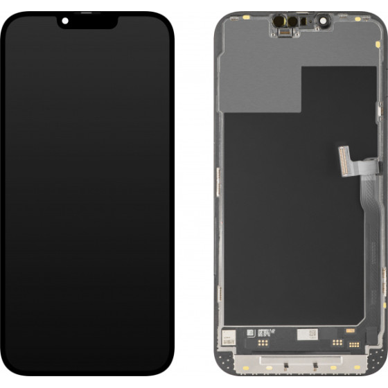 MP Lcd Display Module For Apple Iphone 13 Pro Max, Soft Oled Ic Movable 120Hz Fhd Version, Black