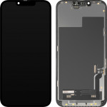 MP Lcd Display Module For Apple Iphone 13, Soft Oled Ic Movable Fhd Version, Black