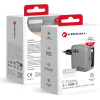 FORCELL F-Energy Gan Iii VT-R5 Travel Charger With Retractable Cable Type C And Type C Charging Port Pd QC4.0 3A 45W gray