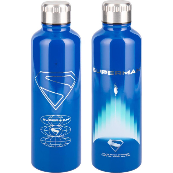 Paladone: Dc Superman - Theatrical Metal Water Bottle (PP14871SMT)