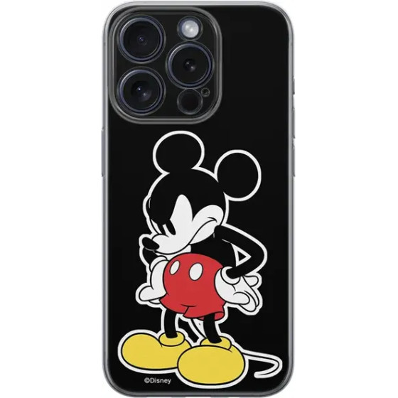 Disney Case Apple Iphone 15 Pro Mickey Full Print Angry Black - (DPCMIC8029)