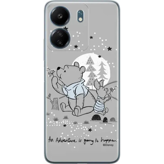 Disney Case Redmi 13C Winnie The Pooh Partial Print Transparent - (DPCPOOHPIG6842)