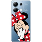 Disney Case Redmi Note 13 4G Minnie Partial Print Smiley Transparent - (DPCMIN4163)