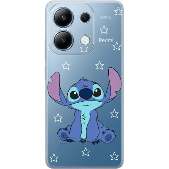 Disney Case Redmi Note 13 4G Stitch Partial Print Transparent - (DPCSTICH2650)