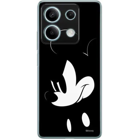 Disney Case Redmi Note 13 5G Mickey Full Print Angry B/W Black - (DPCMIC19718)