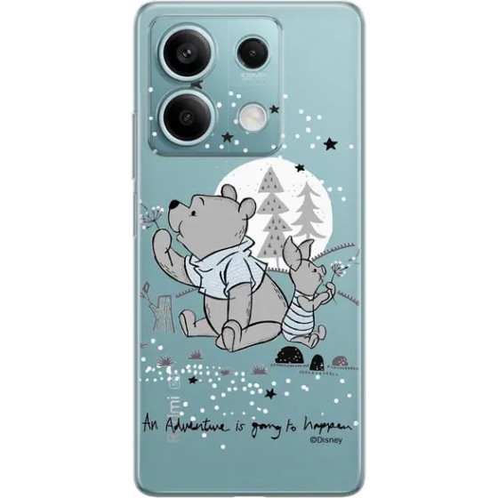 Disney Case Redmi Note 13 5G Winnie The Pooh Partial Print Transparent - (DPCPOOHPIG7430)