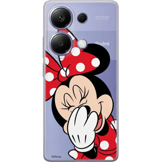 Disney Case Redmi Note 13 Pro Minnie Partial Print Smiley Transparent - (DPCMIN4169)