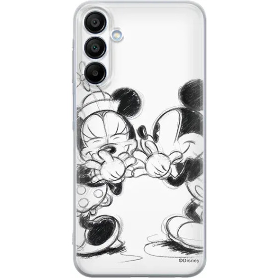 Disney Case Samsung Galaxy A15 4G/5G Mickey And Minnie Full Print Secret White - (DPCMM4138)