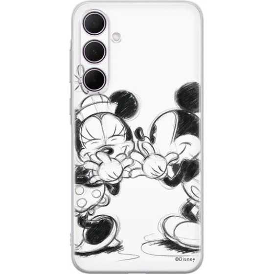 Disney Case Samsung Galaxy A35 5G Mickey And Minnie Full Print Secret White - (DPCMM4144)
