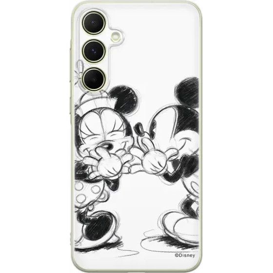 Disney Case Samsung Galaxy A55 5G Mickey And Minnie Full Print Secret White - (DPCMM4145)