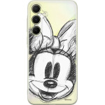 Disney Case Samsung Galaxy A55 5G Minnie Partial Print Sketch Transparent - (DPCMIN3522)