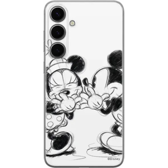 Disney Case Samsung Galaxy S24+ Mickey And Minnie Full Print Secret White - (DPCMM4137)