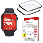 Displex Fc Glass For Apple Watch 7/8/9 41mm Black (2pack) - (02142)