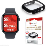 Displex Full Body Glass Protector For Apple Watch SE(2) 40mm Black - (02137)