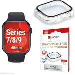 Displex Full Body Glass Protector For Apple Watch Series 7/8/9 45mm Transparent - (02130)
