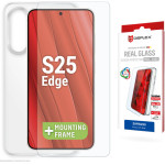 Displex Real Glass 2D Samsung S25 Edge + Case - (02108)