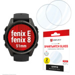 Displex Smartglass For Garmin Watch Fenix E/8 51mm (2pack) - (02155)