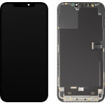 MP Lcd Display Module For Apple Iphone 12 Pro Max, Soft Oled Ic Movable Fhd Version, Black
