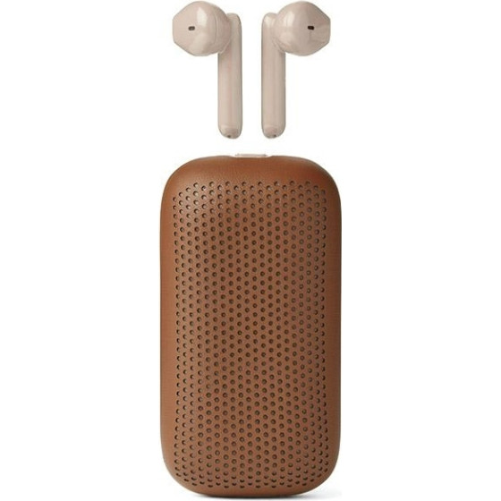 Lexon Speakerbuds Wireless Headphones With Bluetooth Speaker Camel - (LA127C)