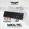 Armaggeddon Mechanical HOT-Swap Keyboard 12FX Backlight Blue Switch MKA-7C 2024 White Clicky - (MKA-7C-2024-CW)