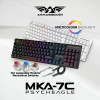 Armaggeddon Mechanical HOT-Swap Keyboard 12FX Backlight Red Switch MKA-7C 2024 Black Linear - (MKA-7C-2024-LB)