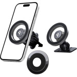 Spigen Car Mount MFT13 2-in-1 Magsafe Silver - (ACP08314)