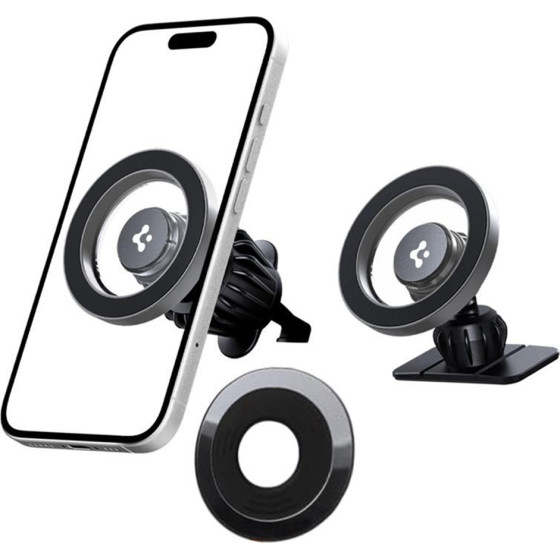 Spigen Car Mount MFT13 2-in-1 Magsafe Silver - (ACP08314)